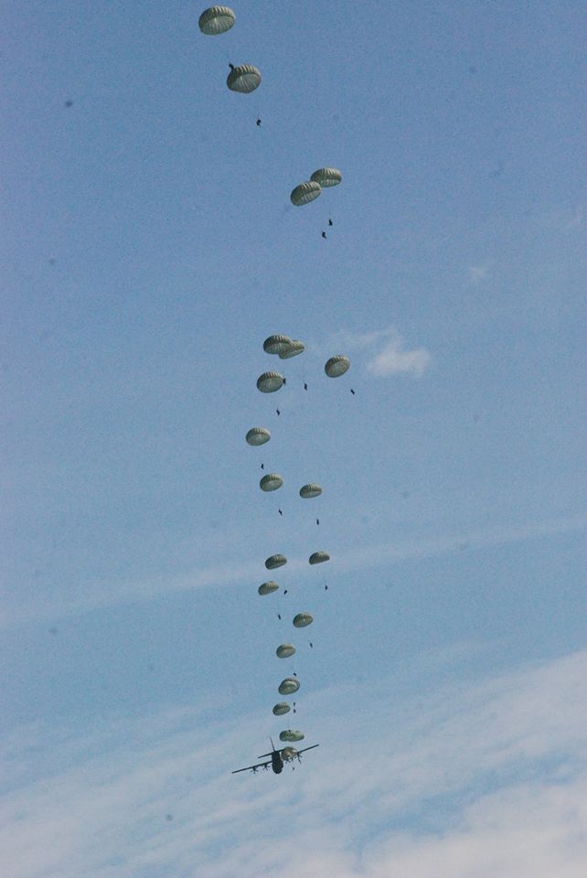 Static-Line Jump via Herc