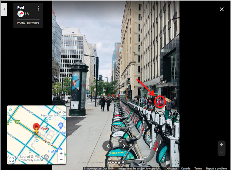 Boul de Maisoneuve (Mail Box Indicated)