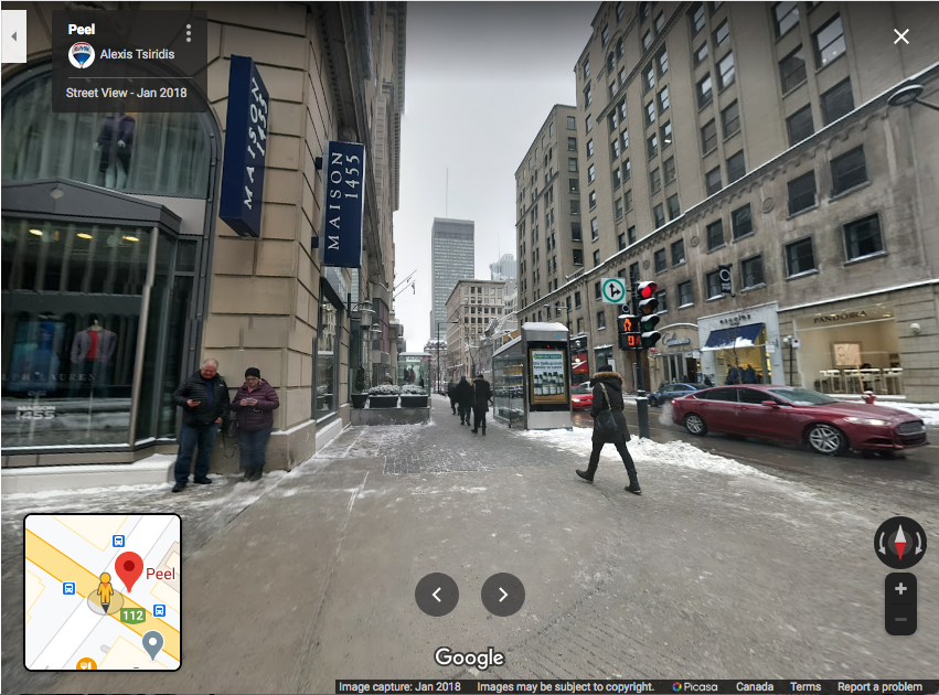 Peel St Subway (Facing SE)